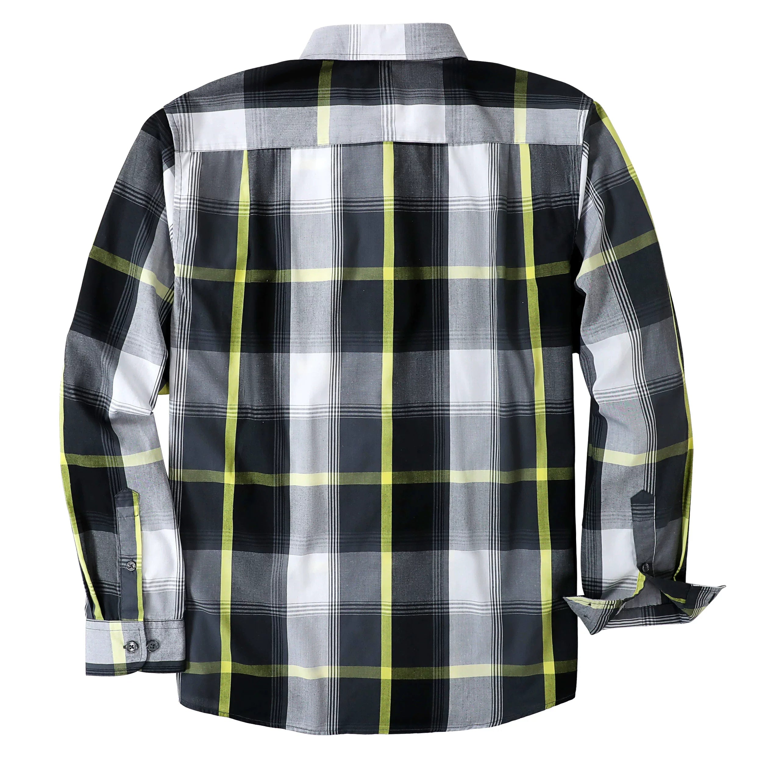 Dubinik®Mens Long Sleeve Casual Button Down Vintage Plaid Shirts#52017