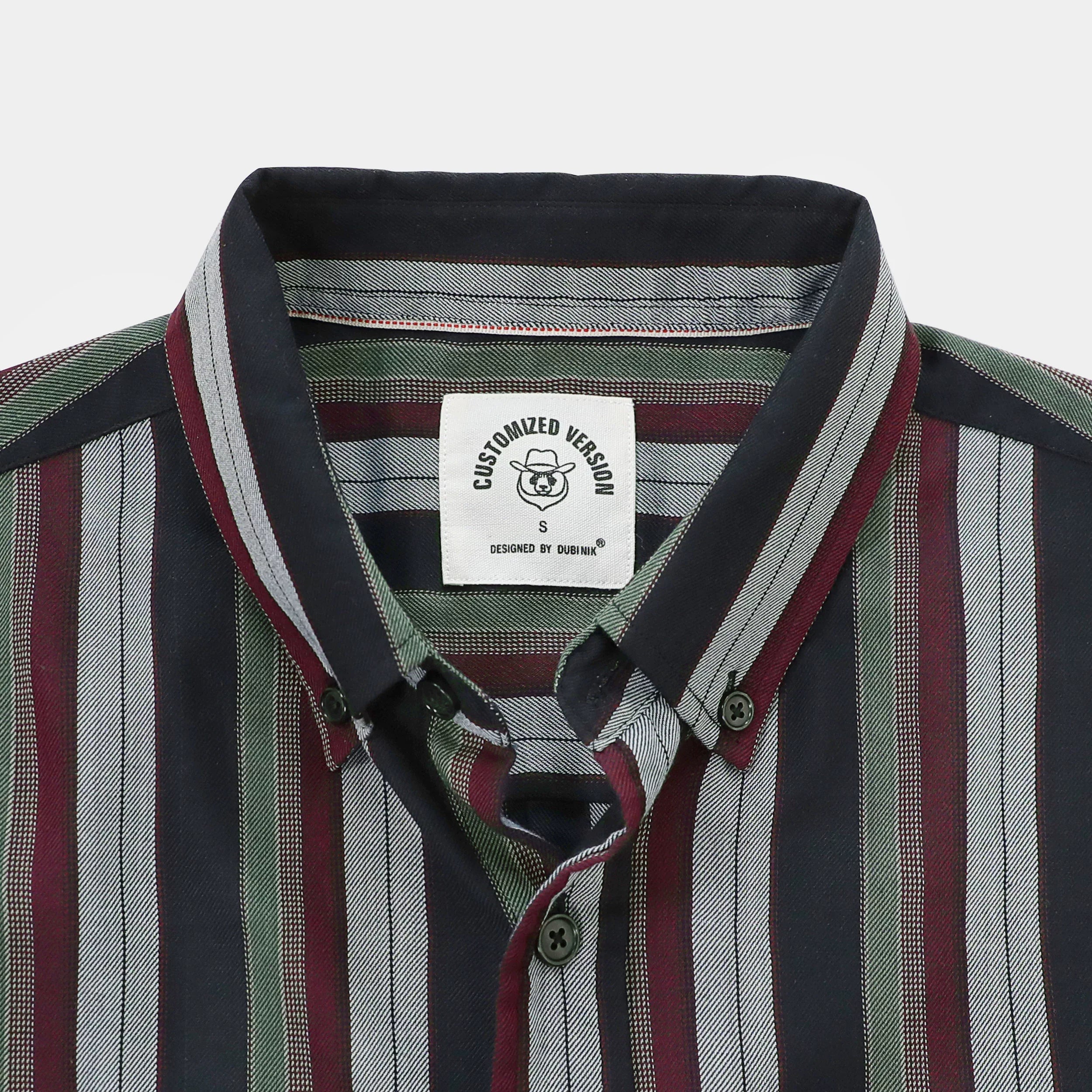 Dubinik® Bamboo Viscose Mens Short Sleeve Button Down Pockets Shirts#39505