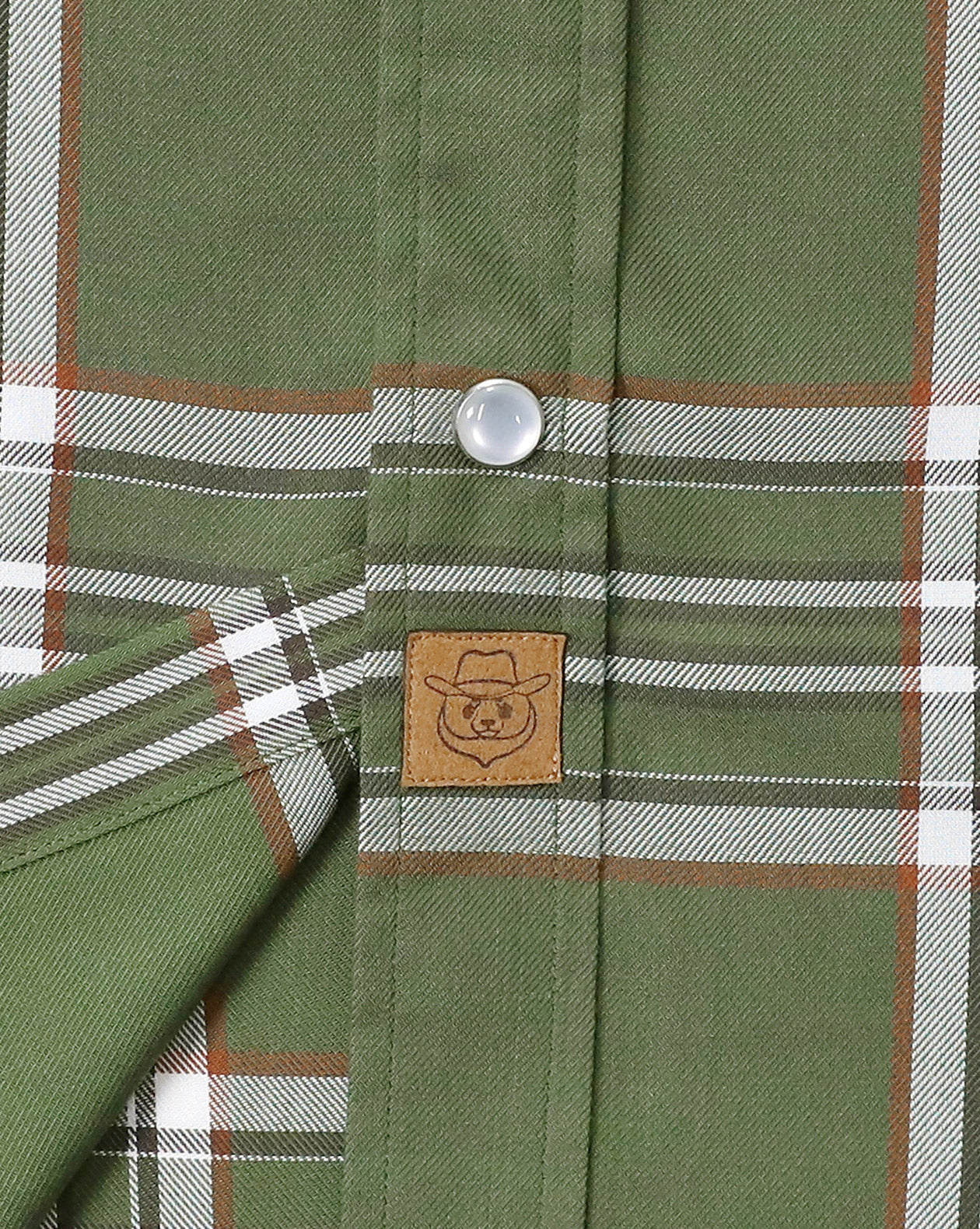 Dubinik®Bamboo Fiber Mens Shirts Short Sleeve Army Green Plaid Shirt Men Western Cowboy Pearl Snap Vintage Casual Plaid Shirt #29301