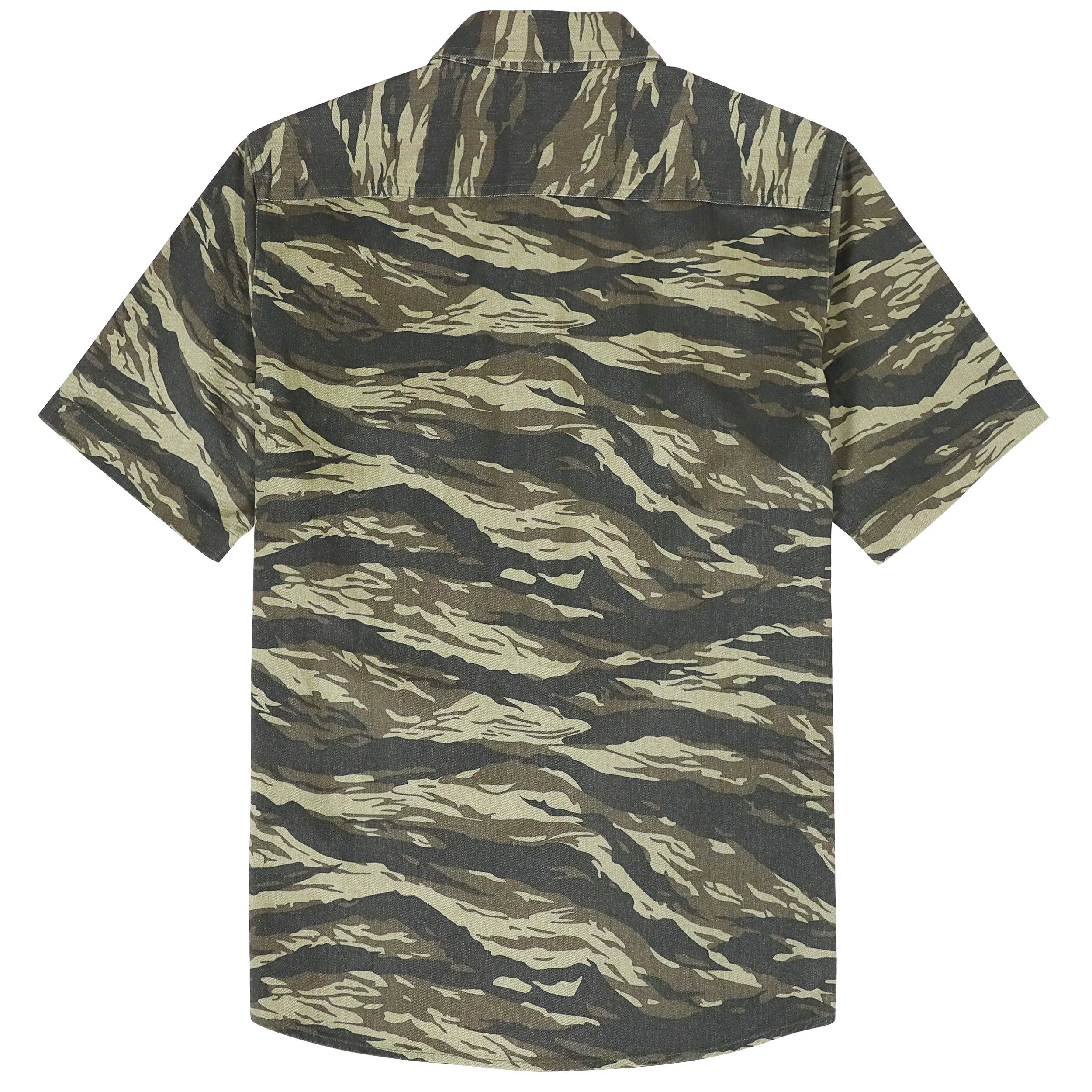 Dubinik®Mens Short Sleeve Button Down Shirts Denim Short Sleeve Shirt Men Two Pocket Western Soft Work Casual Denim Shirt#15DMC