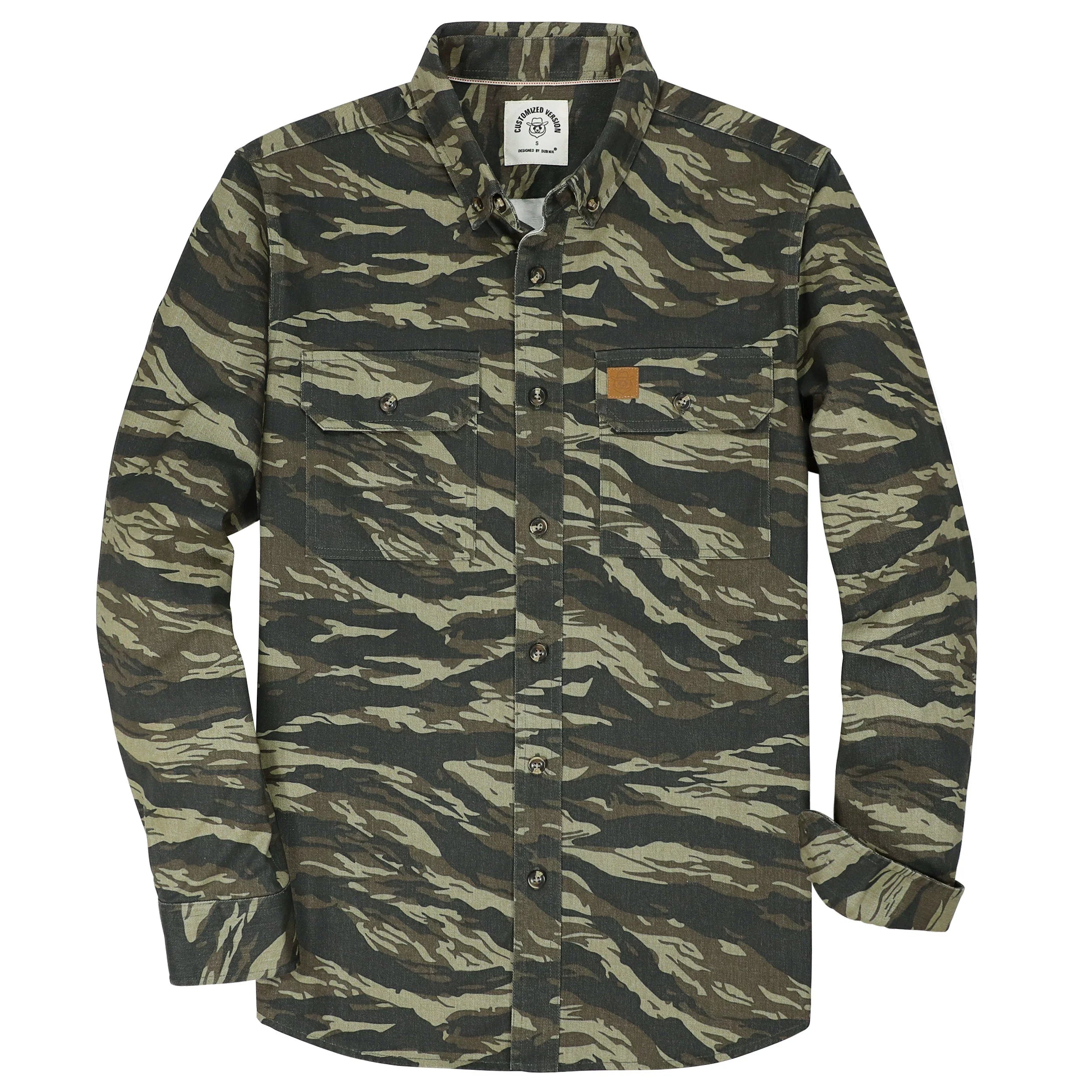 Men's 100% cotton outdoor casual workwear pocket vintage shirt #15CMC