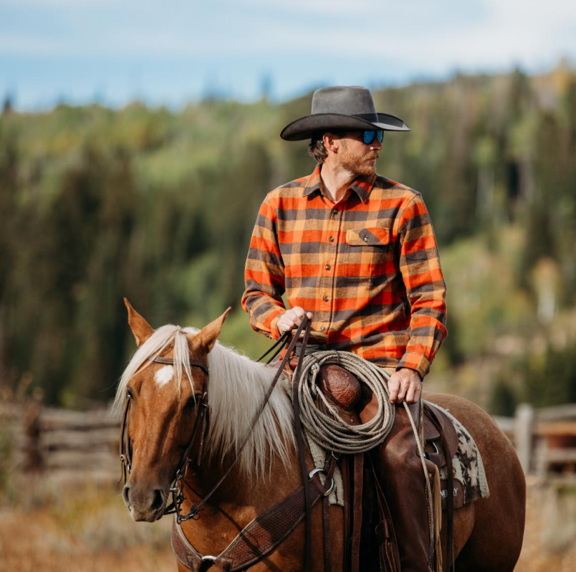 Dubinik® 13oz Ultra Heavyweight Flannel Shirt for Men Long Sleeve Casual Button Down Soft Pure Cotton Plaid Warm Suede Cuffs#0082011