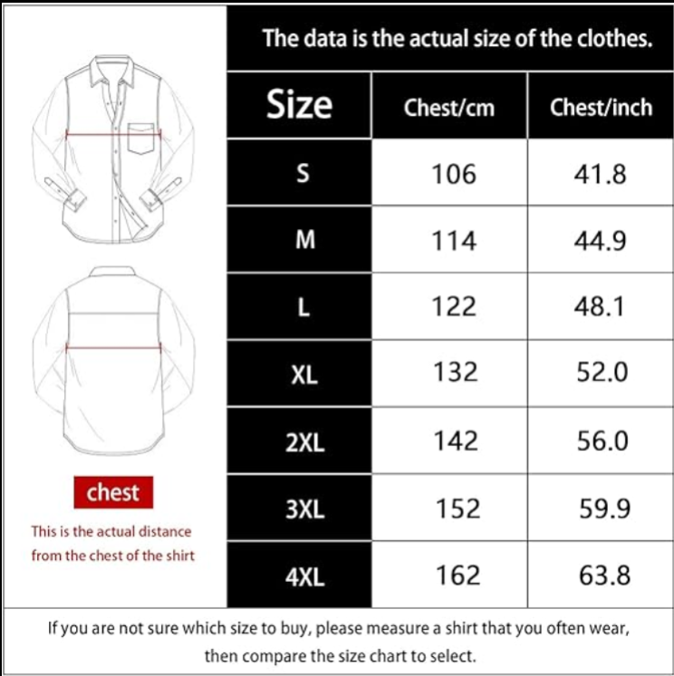 Dubinik® Mens Long Sleeve Button Down Shirts Casual Plaid Shirt with Practical Double Pockets Comfortable and Soft#0050003