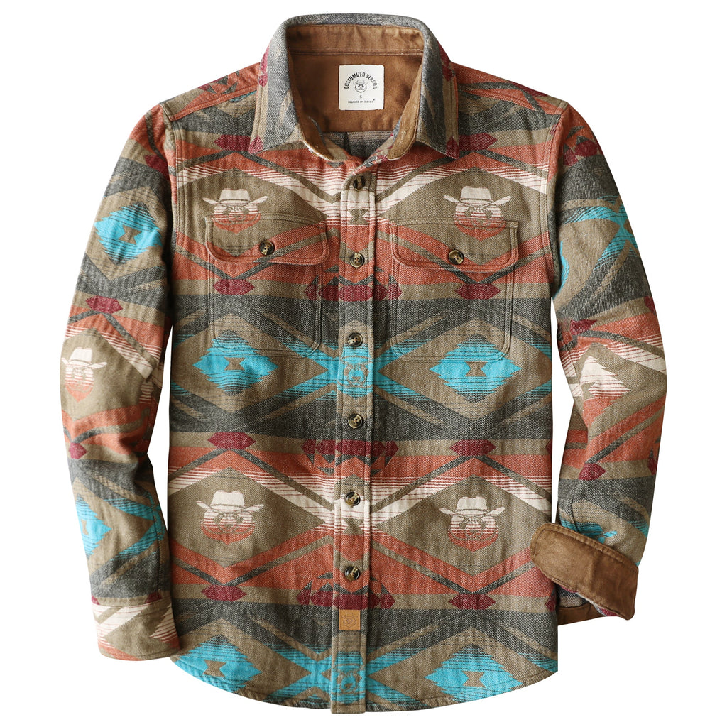 Dubinik® 13oz Ultra Heavyweight Mens Flannel Shirts Long Sleeve Casual Button Down Pocket Soft Warm Cotton Shirt#0084001