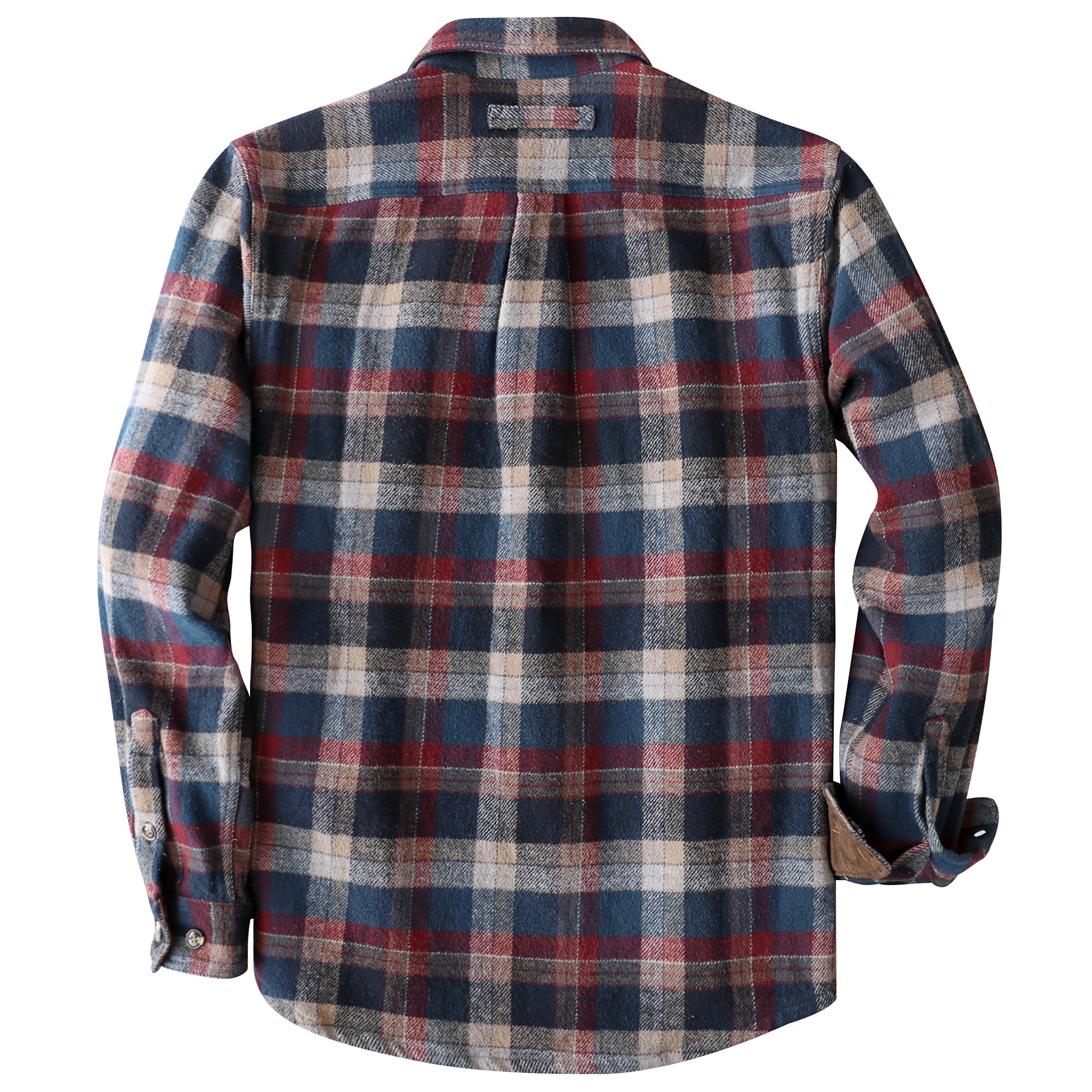Dubinik® 13oz Ultra Heavyweight Mens Flannel Shirts Long Sleeve Casual Button Down Pocket Soft Warm Cotton Shirt#84011