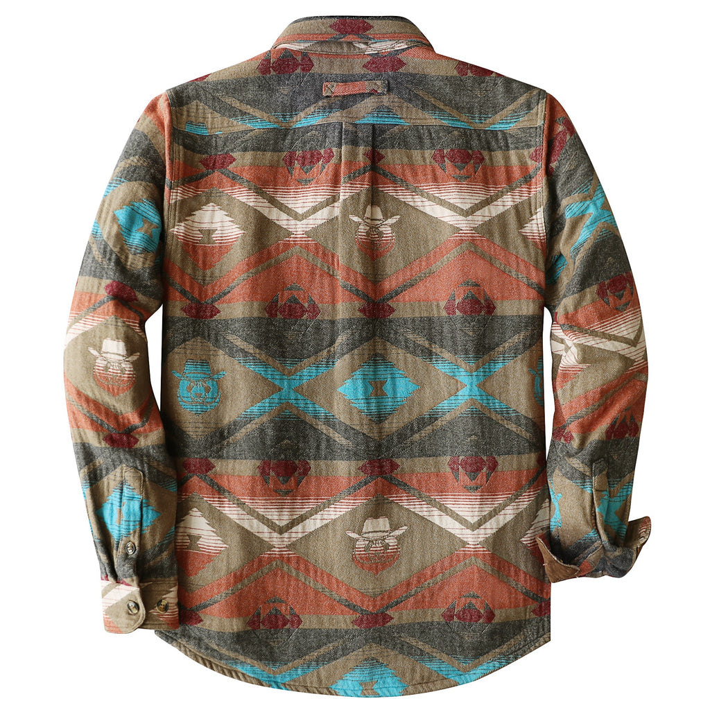 Dubinik® 13oz Ultra Heavyweight Mens Flannel Shirts Long Sleeve Casual Button Down Pocket Soft Warm Cotton Shirt#0084001