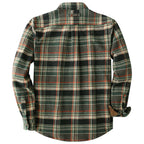 Dubinik® 13oz Ultra Heavyweight Mens Flannel Shirts Long Sleeve Casual Button Down Pocket Soft Warm Cotton Shirt#84009