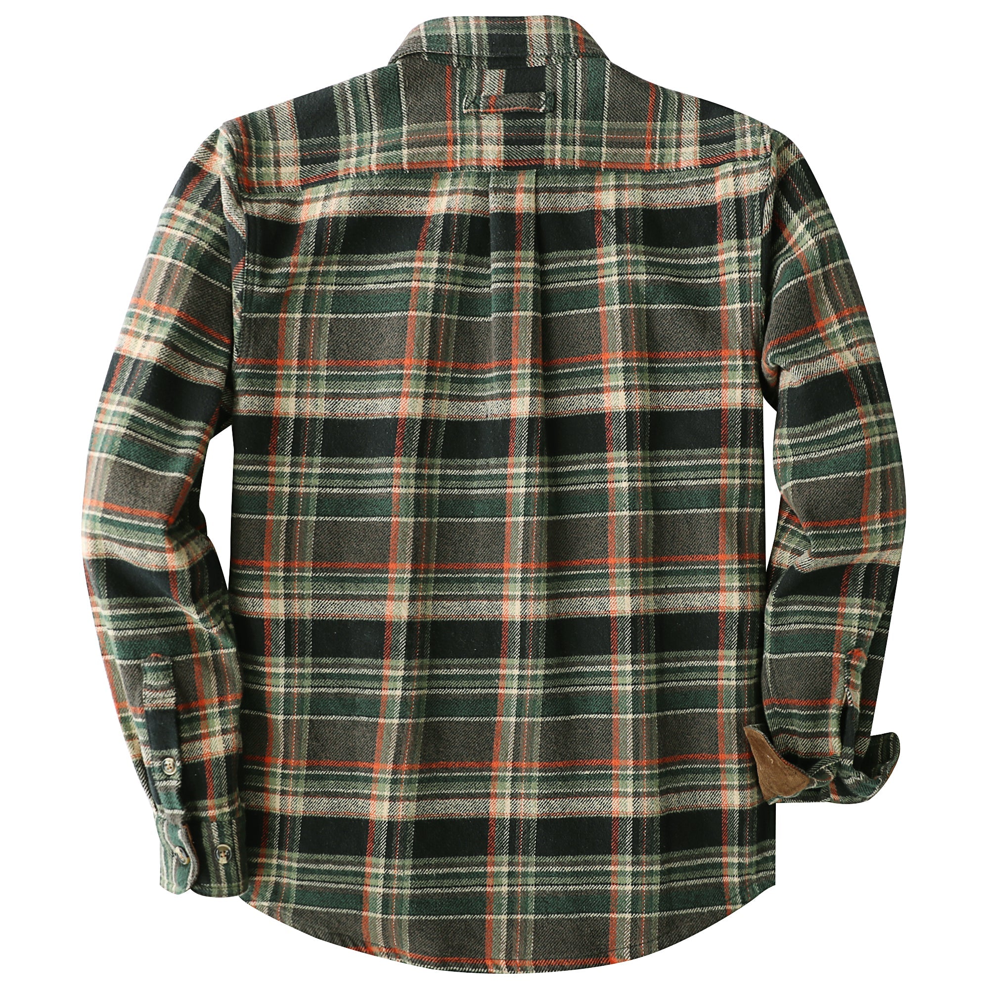 Dubinik® 13oz Ultra Heavyweight Mens Flannel Shirts Long Sleeve Casual Button Down Pocket Soft Warm Cotton Shirt#84009