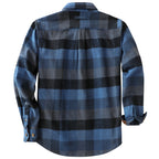 Dubinik® 13oz Ultra Heavyweight Mens Flannel Shirts Long Sleeve Casual Button Down Pocket Soft Warm Cotton Shirt#84010
