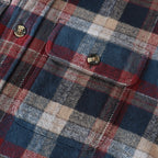 Dubinik® 13oz Ultra Heavyweight Mens Flannel Shirts Long Sleeve Casual Button Down Pocket Soft Warm Cotton Shirt#84011