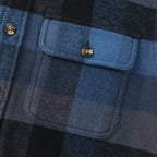 Dubinik® 13oz Ultra Heavyweight Mens Flannel Shirts Long Sleeve Casual Button Down Pocket Soft Warm Cotton Shirt#84010