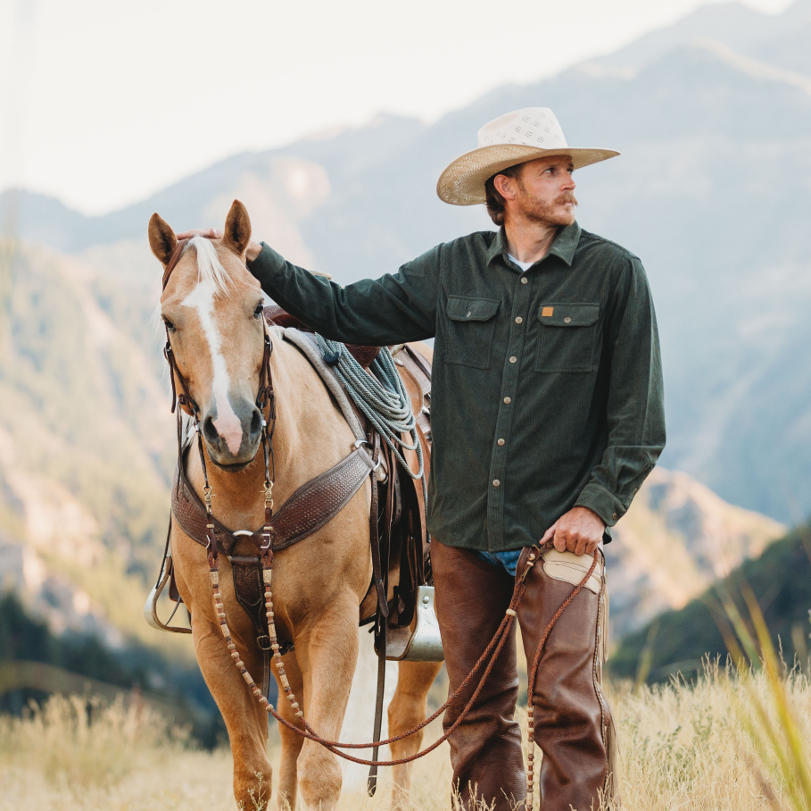 Dubinik® Corduroy Shirt Men Green Solid Corduroy Jacket Men Long Sleeve Casual Work Vintage Regular Fit Mens Snap Button Shirt#31006