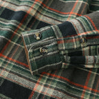 Dubinik® 13oz Ultra Heavyweight Mens Flannel Shirts Long Sleeve Casual Button Down Pocket Soft Warm Cotton Shirt#84009