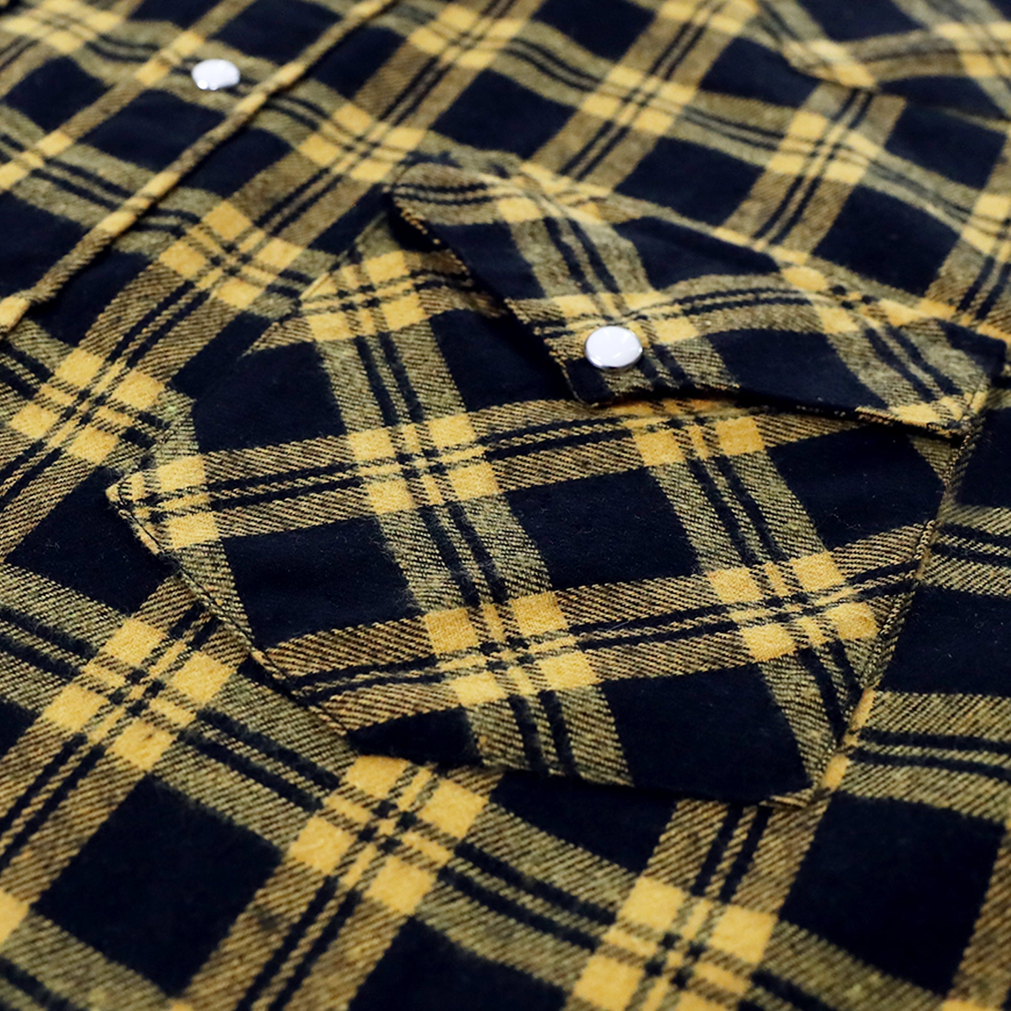 Mens Flannel Long Sleeve Pearl Snap Buttons Western Cowboy Vintage Casual Shirts #2806