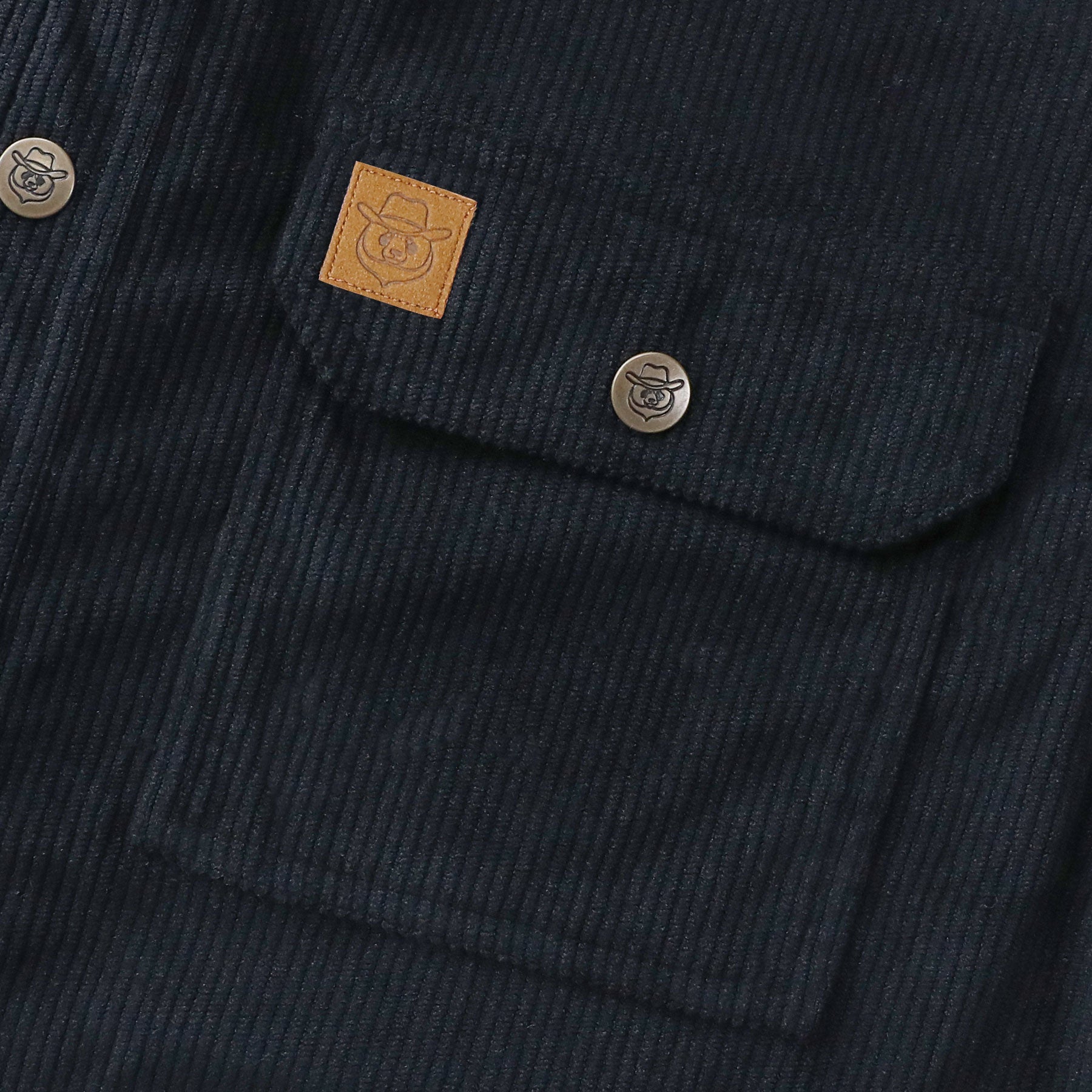 Dubinik® Corduroy Shirt Men Black Solid Corduroy Jacket Men Long Sleeve Casual Work Vintage Regular Fit Mens Snap Button Shirt#31001