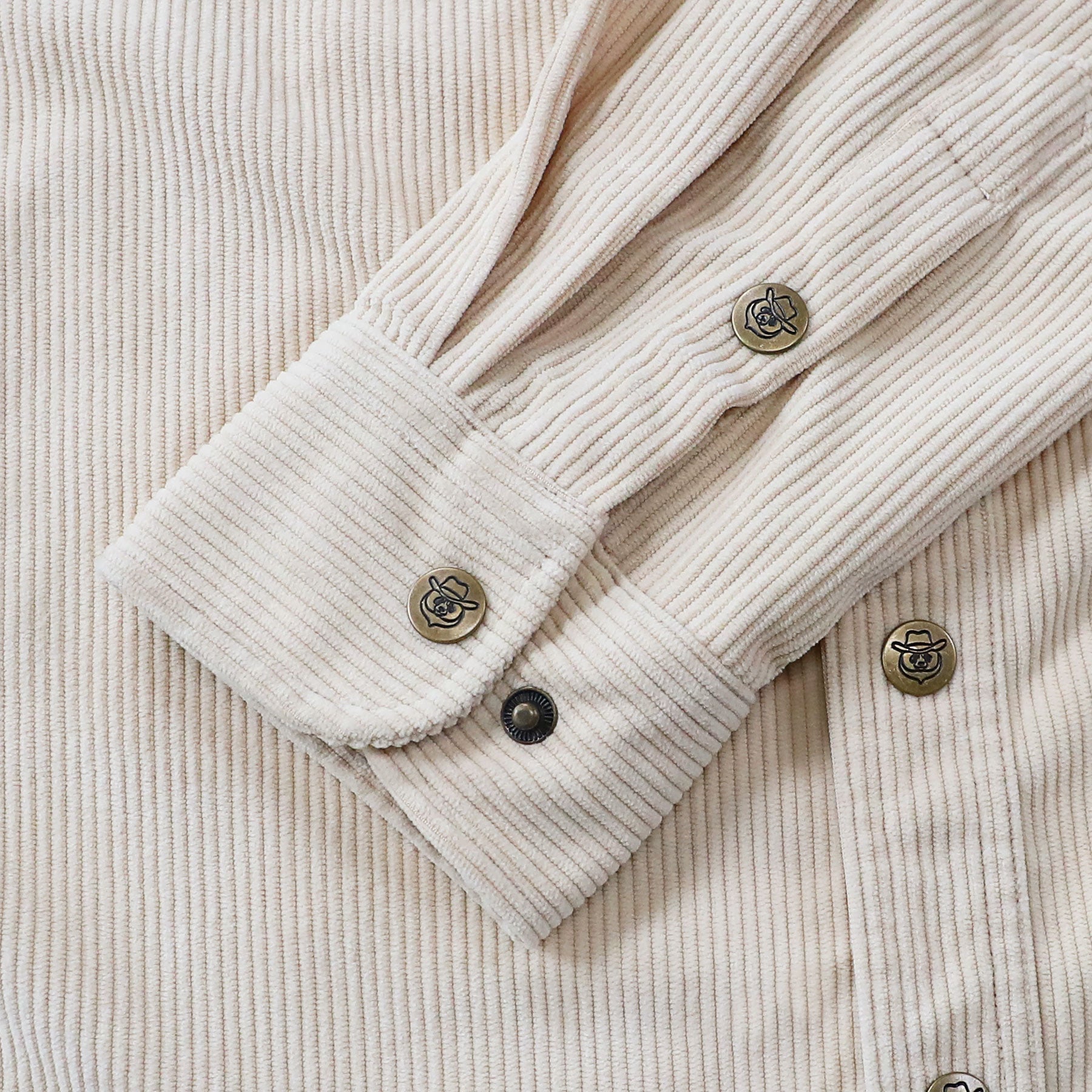 Dubinik® Corduroy Shirt Men Khaki Solid Corduroy Jacket Men Long Sleeve Casual Work Vintage Regular Fit Mens Snap Button Shirt#31003