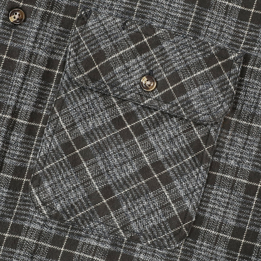 Dubinik® Mens Flannel Shirt Long Sleeve Button Down Plaid All Cotton Soft Brushed Flannel Shirt For Men Utility Casual Shirt #0030013