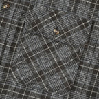 Dubinik® Mens Flannel Shirt Long Sleeve Button Down Plaid All Cotton Soft Brushed Flannel Shirt For Men Utility Casual Shirt #0030013