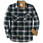 Dubinik® Mens Flannel Shirt Long Sleeve Button Down Plaid All Cotton Soft Brushed Flannel Shirt For Men Utility Casual Shirt #0030015
