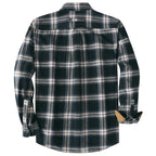 Dubinik® Mens Flannel Shirt Long Sleeve Button Down Plaid All Cotton Soft Brushed Flannel Shirt For Men Utility Casual Shirt #0030015