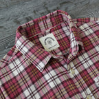 Dubinik® Mens Long Sleeve Midweight Flannel Shirt Warm Casual Soft Cotton Button Down Plaid Shirt #3410