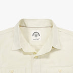 Dubinik® White Solid Mens Short Sleeve Button Down Casual Cotton Regular Fit Lightweight Pocket Chambray Mens Button Down Short Sleeve#0057007