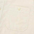 Dubinik® White Solid Mens Short Sleeve Button Down Casual Cotton Regular Fit Lightweight Pocket Chambray Mens Button Down Short Sleeve#0057007