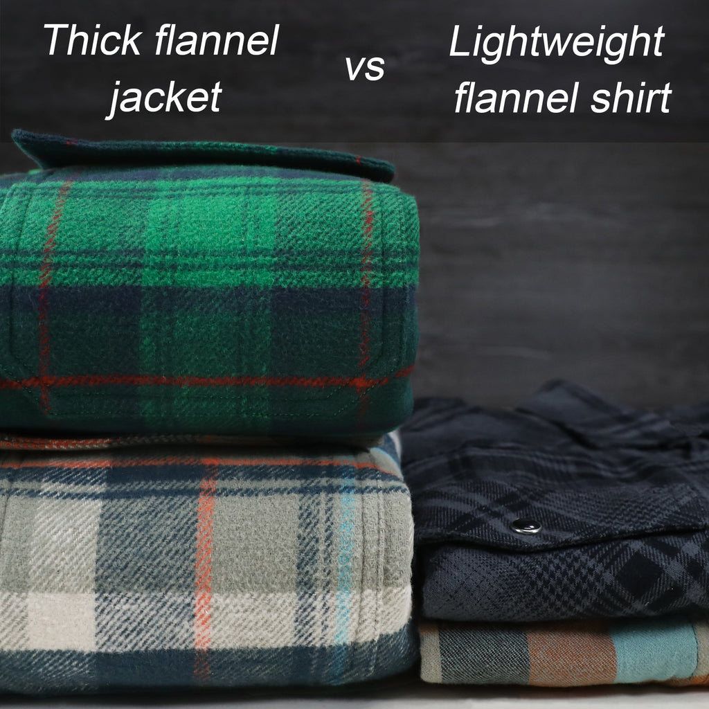 Dubinik® Men’s Overshirt Shacket – Cozy Warm-Lined Green Plaid Flannel, Lightweight Casual Button-Down Long Sleeve Jacket #0181009