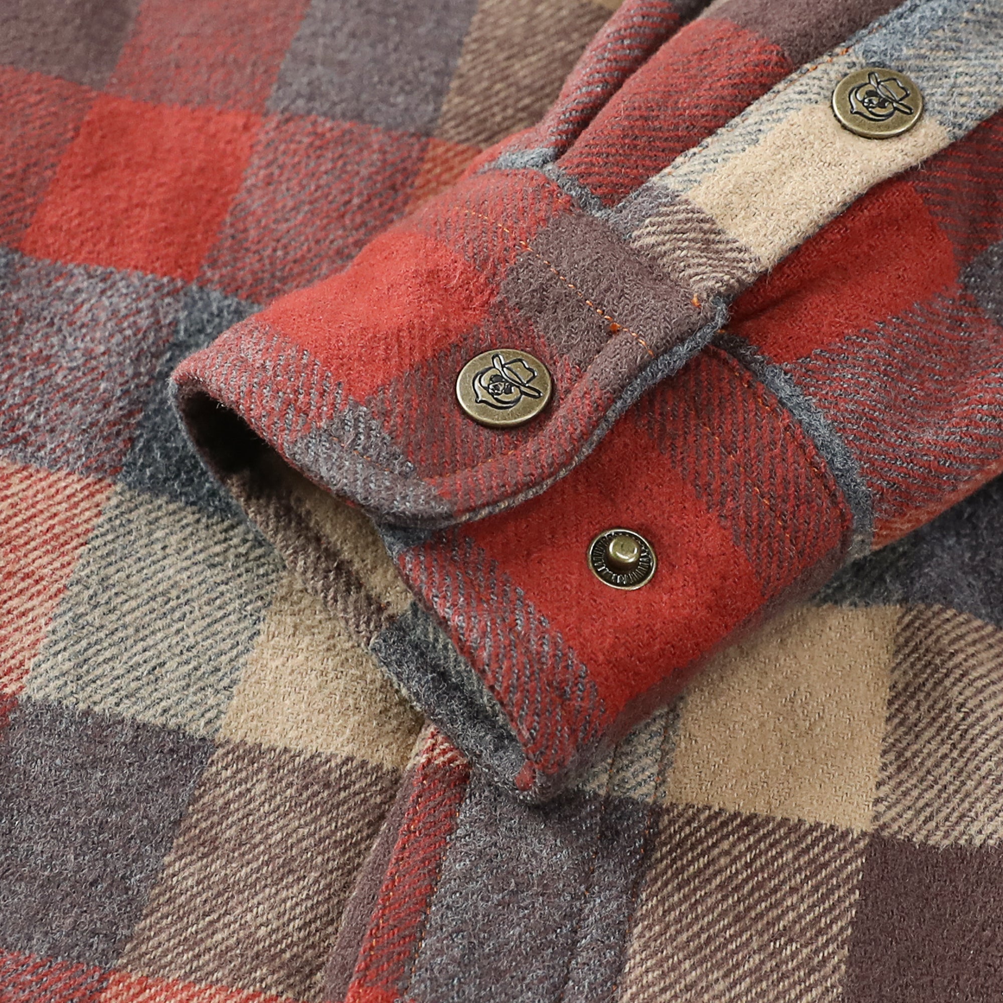 Dubinik® Men’s Overshirt Shacket – Cozy Warm-Lined Plaid Flannel, Lightweight Casual Button-Down Long Sleeve Jacket #0181011