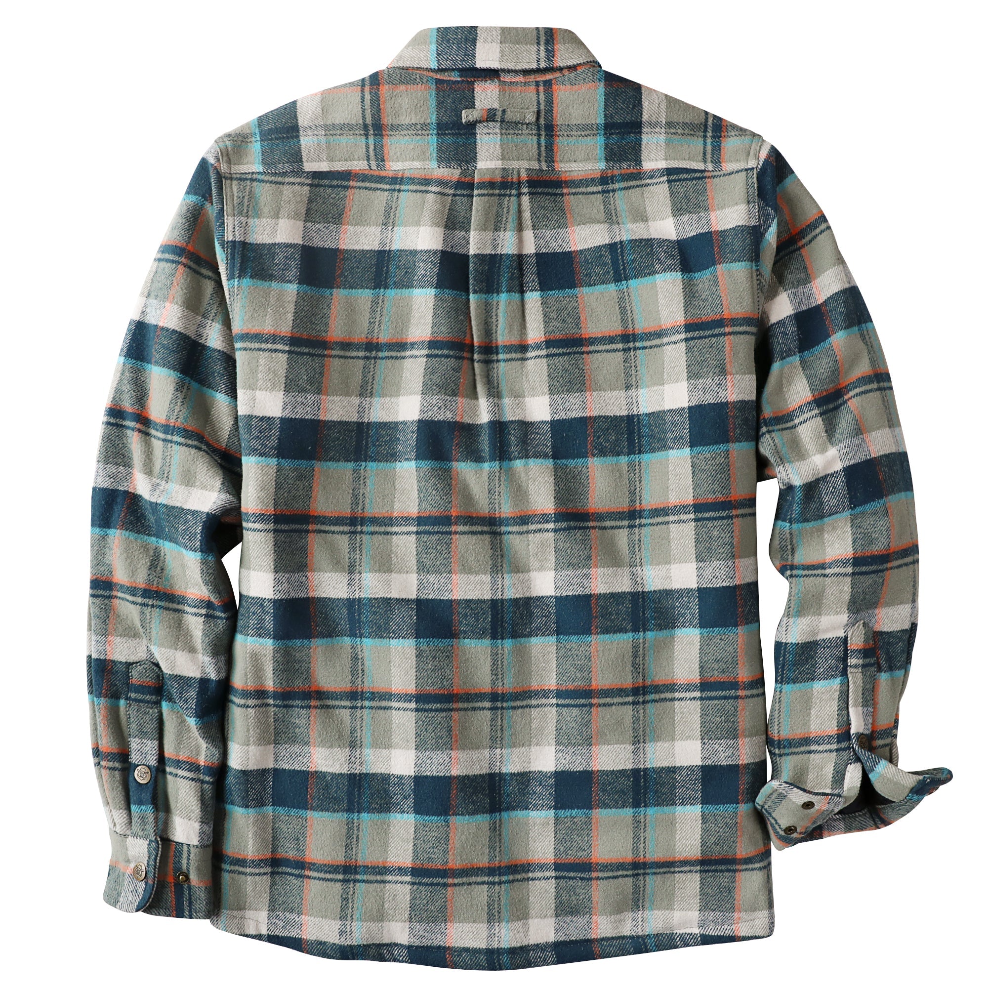 Dubinik® Men’s Overshirt Shacket – Cozy Warm-Lined Plaid Flannel, Lightweight Casual Button-Down Long Sleeve Jacket #0181012