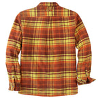 Dubinik® Men’s Overshirt Shacket – Cozy Warm-Lined Plaid Flannel, Lightweight Casual Button-Down Long Sleeve Jacket #0181013