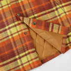 Dubinik® Men’s Overshirt Shacket – Cozy Warm-Lined Plaid Flannel, Lightweight Casual Button-Down Long Sleeve Jacket #0181013