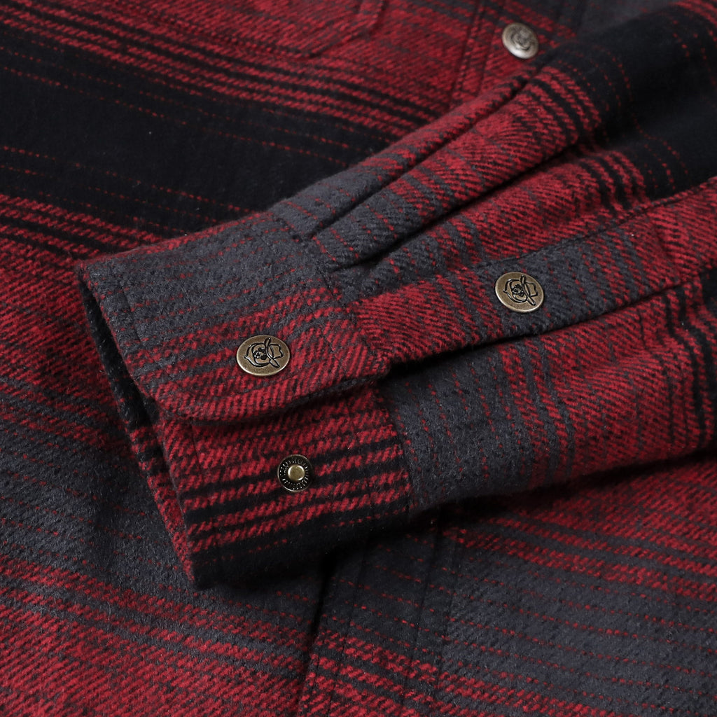 Dubinik® Men’s Overshirt Shacket – Cozy Warm-Lined Plaid Flannel, Lightweight Casual Button-Down Long Sleeve Jacket  #0181007