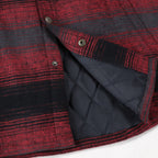 Dubinik® Men’s Overshirt Shacket – Cozy Warm-Lined Plaid Flannel, Lightweight Casual Button-Down Long Sleeve Jacket  #0181007