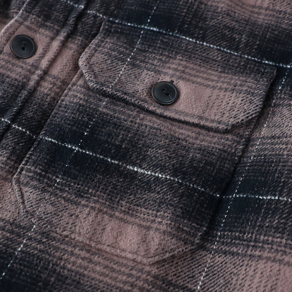 Dubinik® Mens Shacket Flannel Warm Lined Coats Lightweight Jacket Casual Plaid Flannel Shirt For Men Long Sleeve Button Down#0182009