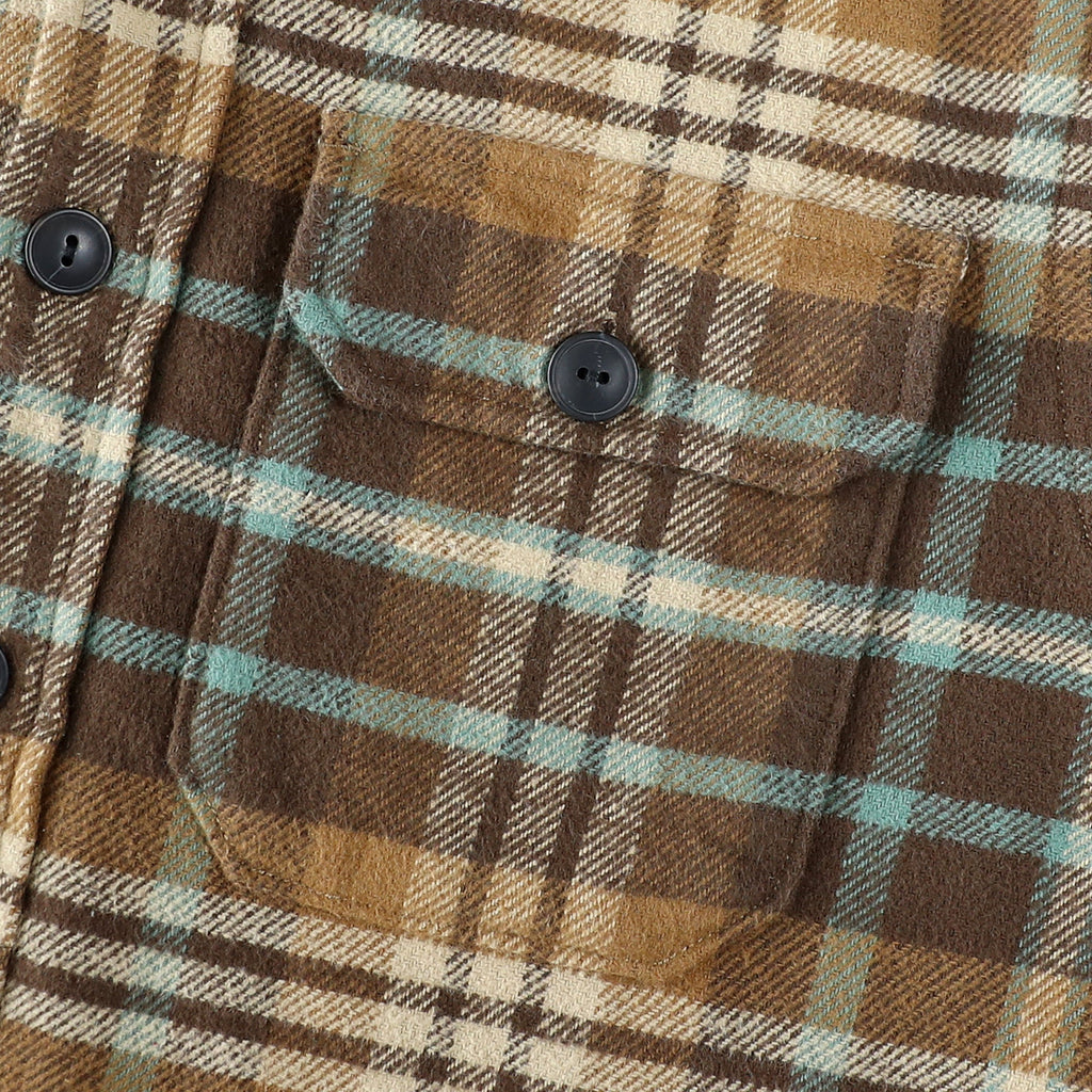 Dubinik® Mens Shacket Flannel Warm Lined Coats Lightweight Jacket Casual Plaid Flannel Shirt For Men Long Sleeve Button Down#0182008