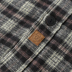 Dubinik® Mens Shacket Flannel Warm Lined Coats Lightweight Jacket Casual Plaid Flannel Shirt For Men Long Sleeve Button Down#0182015