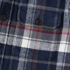 Dubinik® Mens Shacket Flannel Warm Lined Coats Lightweight Jacket Casual Plaid Flannel Shirt For Men Long Sleeve Button Down#0182004