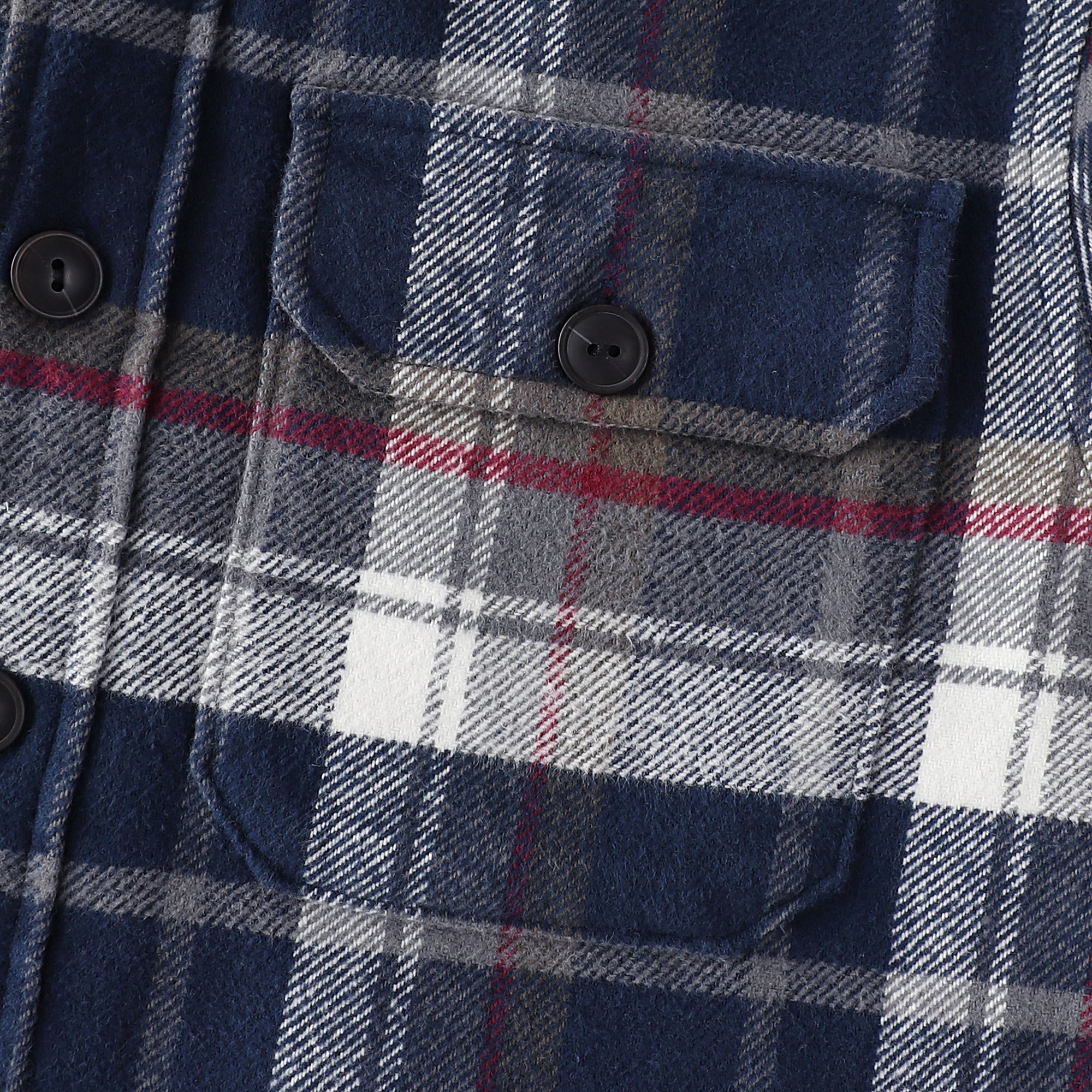 Dubinik® Mens Shacket Flannel Warm Lined Coats Lightweight Jacket Casual Plaid Flannel Shirt For Men Long Sleeve Button Down#0182004