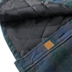 Dubinik® Mens Shacket Flannel Warm Lined Coats Lightweight Jacket Casual Plaid Flannel Shirt For Men Long Sleeve Button Down#0182012