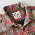 Dubinik® Mens Shacket Flannel Warm Lined Coats Lightweight Jacket Casual Plaid Flannel Shirt For Men Long Sleeve Button Down#0182010