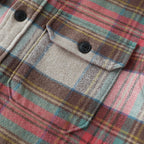 Dubinik® Mens Shacket Flannel Warm Lined Coats Lightweight Jacket Casual Plaid Flannel Shirt For Men Long Sleeve Button Down#0182010