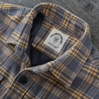 Dubinik® Mens Shacket Flannel Warm Lined Coats Lightweight Jacket Casual Plaid Flannel Shirt For Men Long Sleeve Button Down#0182006