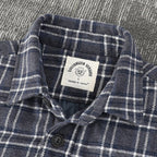 Dubinik® Mens Shacket Flannel Warm Lined Coats Lightweight Jacket Casual Plaid Flannel Shirt For Men Long Sleeve Button Down#0182013