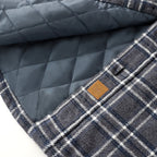 Dubinik® Mens Shacket Flannel Warm Lined Coats Lightweight Jacket Casual Plaid Flannel Shirt For Men Long Sleeve Button Down#0182013