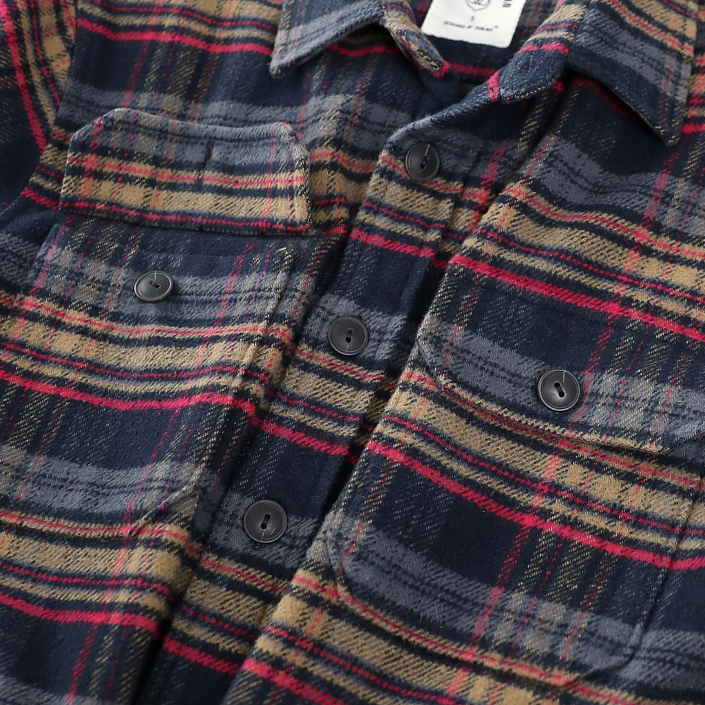 Dubinik® Mens Shacket Flannel Warm Lined Coats Lightweight Jacket Casual Plaid Flannel Shirt For Men Long Sleeve Button Down#0182001