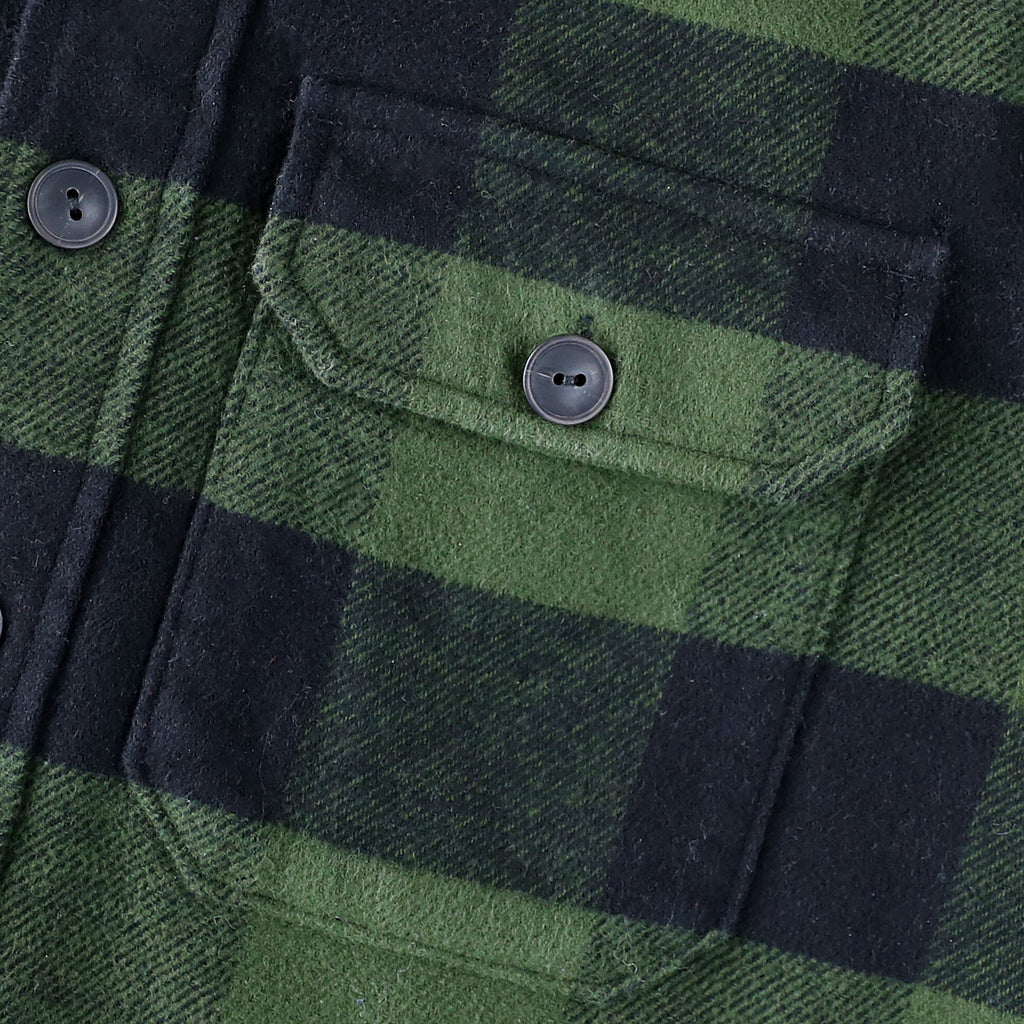 Dubinik® Mens Shacket Flannel Warm Lined Coats Lightweight Jacket Casual Green Plaid Flannel Shirt For Men Long Sleeve Button Down#0182017