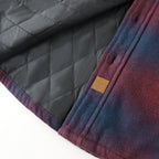 Dubinik® Mens Shacket Flannel Warm Lined Coats Lightweight Jacket Casual Plaid Flannel Shirt For Men Long Sleeve Button Down#0182005