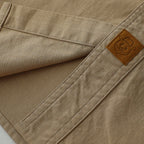 Dubinik® Khaki Chambray Long Sleeve Button-Front Closure Pocket Cotton Workshirt#58010