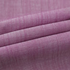 Dubinik® Dark Pink Chambray Long Sleeve Button-Front Closure Pocket Cotton Workshirt#58012